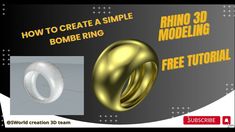 how to create a simple bomb ring in 3d