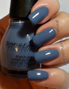 Sinful Colors - Secret Agent, little lighter in person Sinful Colors Nail Polish, Boho Nails, Feet Nails, Nail Designs Glitter, Fabulous Nails, Chic Nails