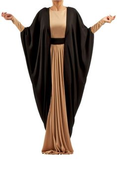 Abaya Dubai Fashion Women, Islamic Dresses, Dubai Abaya, Mode Kimono, Moroccan Fashion, Islamic Dress, Mode Abaya, Dresses Style, Abaya Designs