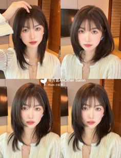 Short Hair And Bangs, Hair Style Korea, Hair Inspiration Long, Asian Short Hair, Bangs With Medium Hair, Hairstyles For Layered Hair, Haircut Inspo, Haircuts Straight Hair, Haircuts For Medium Hair