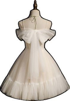 Party Dresses With Bow Straps And Tulle Material, Summer Tulle Dresses With Bow Straps, Tulle Dresses With Bow, White Bow Tutu Dress For Summer, Bridesmaid Tutu Dress With Bow, Bridesmaid Tulle Tutu Dress With Bow, Summer Tulle Tutu Dress With Bow, Party Dress With Satin Bow And Tulle Material, Fitted Tutu Dress With Bow For Party