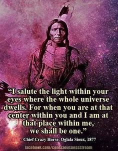 Chief Crazy Horse...Artist Unknown... Native Wisdom, Native American Proverbs, Horse Quote