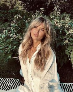 Long Hair With Bangs, Trending Haircuts, Winter Trends, Hair Envy, Gorgeous Makeup