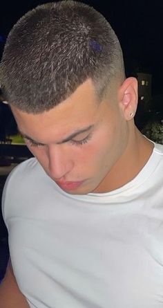 Top 50 Buzz Cut Hairstyles for Men | Best & Cool Men's Short Hair Trends For 2024 | Top 50 Buzz Cut Hairstyles for Men in 2024 (Detailed Gallery + Video) Clean Buzzcut Men, Aesthetic Buzzcut Men, Boys With Buzz Cut, Buzzcut Brown Hair, Buzz Cut Aestethic Men, Buzz Cut Brown Hair, Textured Buzzcut Men, Brown Buzzcut, Modern Buzzcut Men