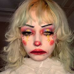 Circus Chic, Halloween Styling, Concert Makeup, Fun Makeup, Alt Makeup, Smink Inspiration, A Clown