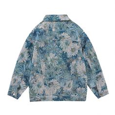 Vintage Van Gogh Casual Jacket – Galartsy Flower Denim Jacket, Unisex Style Outfits, Jean Jacket Men, Western Jacket, Denim Patterns, Painted Denim, Floral Denim, Distressed Denim Jacket, Floral Jacquard