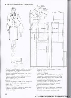 an instruction manual for how to sew a coat