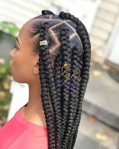 Jumbo Box Braids Hairstyles, Easy Natural Hairstyles, Jumbo Box Braids, Braids Hairstyles Pictures, Jumbo Braids