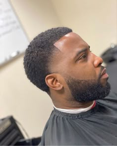 Black Men Hygiene, Mid Taper Fade Haircut Black Men, Hair Big Forehead, African American Haircuts, Afro Hair Fade, Black Haircut Styles, Taper Fade Short Hair