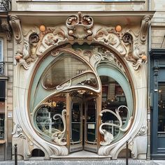 Art Nouveau Window, Art Nouveau Architecture, Art Nouveau Design, Unique Architecture, Architecture Exterior