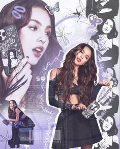 Olivia Rodrigo Anime, Girly Posters, Pretty Backrounds, Making The Bed, Olivia Lyrics, Olivia + Core + Aesthetic, Poster Idea, Clara Bow, Mexican Girl