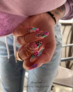 Easter Nails Design Spring, Easter Nail Designs, Colorful Nails, Trendy Nail Design, Easter Nails, Nail Art Summer, Summer Nail