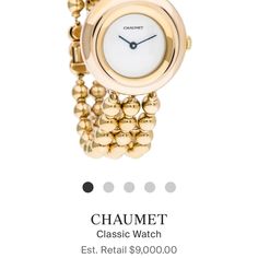 The Photos Are Not Stock- Taken Of The Actual Watch Gorgeous Jewelry Statement Was $9000 Years Ago So It’s Value Would Be Much Higher Now. You Can’t Find This Online. A Rare Watch Jewelry Statement, Classic Watches, Gorgeous Jewelry, Accessories Watches, Womens Watches, 18k Gold, Women Accessories, Gold, Color