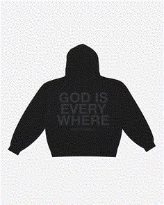 GOD IS EVERYWHERE Blackout Hoodie Exclusive Luxury Line, Ethically Made in the USA* "Where can I go from your Spirit? Or where can I flee from your Presence? If I ascend into heaven, You are there. If I make my bed in hell, behold, you are there. If I take the wings of the morning, and dwell in the uttermost parts of the sea, even there Your hand shall lead me and Your right hand will hold me." Psalm 139:7-10 Color: Black, Garment Dyed Made in the USA Fit: Oversized Fabric: Heavyweight, 80% cott God Is Everywhere Hoodie, Cute Hoodies For Men, Jesus Hoodies Aesthetic, Cute Christian Sweatshirts, Nhim Apparel, Kanye Hoodie, God Hoodies, God Is Everywhere, Stuff For Men