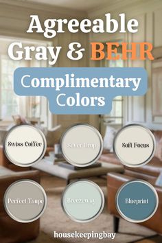 Agreeable Gray complimentary colors Behr Agreeable Gray Kitchen Walls White Cabinets, Agreeable Gray Sherwin Williams Kitchen Wall Colors, Gray Complimentary Colors, What Color Cabinets Go With Agreeable Gray Walls, Agreeable Gray Complimentary Colors, Behr Toasty Gray Vs Agreeable Gray, Agreeable Grey Color Scheme, Agreeable Gray Lightened 25%, Agreeable Grey