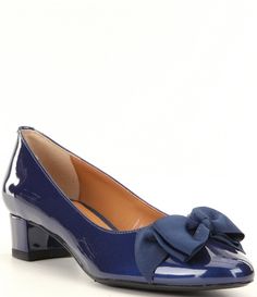 Shop for J. Renee Cameo Patent Bow Detail Block Heel Pumps at Dillard's. Visit Dillard's to find clothing, accessories, shoes, cosmetics & more. The Style of Your Life. Fancy Flats, Navy Blue Shoes, Block Heel Pumps, Ladies Blazer, Mid Heel Shoes, Mid Heels Pumps, Low Heel Pumps, Womens Pumps, Low Heel Shoes