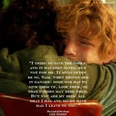 a young boy hugging another child with a quote from the movie game of thrones