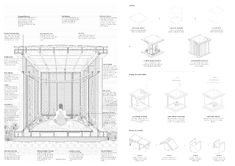 an architectural diagram showing the various parts of a structure that is being constructed in order to resemble