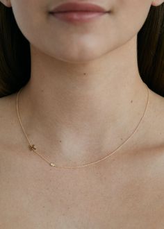 This one is personal. What was intended to be a small gift from a mom to a fellow new mama, quickly grew into a signature piece that she can never take off. 14k solid gold – always Adjustable 16"-18" Rolo chain with lobster clasp Pendant size 4mm x 4mm, offered in capital letters only This is a made-to-order piece. Please allow at least 10-15 business days for production. During peak season, it may take longer. This is considered a custom piece and is final sale. Initial Necklace Diamond, Letter Necklace Initials, Hand Jewelry Rings, Fall Rings, Diamond Initial Necklace, Accesories Jewelry, Bangles Jewelry Designs, Anniversary Jewelry, Capital Letters