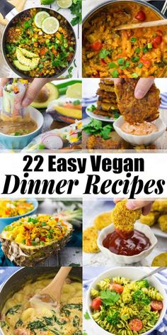 22 easy vegan dinner recipes