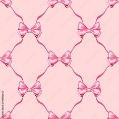 a pink bow tie on a light pink background