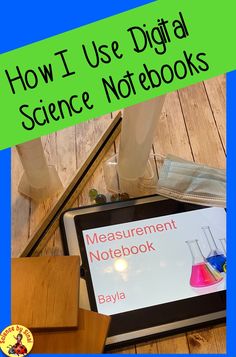 an electronic device with the title how i use digital science notebooks