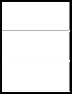 blank labels are shown in the form of three rectangles, with one line at each end