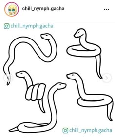 an image of two snakes and one snake