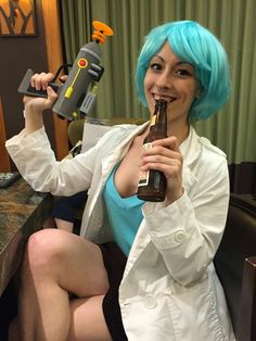 Rick and Morty cosplay Gender Bend Cosplay, Cosplay Tumblr, Rave Costumes, Rick Sanchez, Halloween Costumes Makeup, Costume Diy