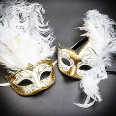 Product Description: 100% Brand New, High Quality The Masks Fit Most Adults Comes With Ribbons On 2 Sides To Wear And Keep The Mask In Place On Your Face Features: This Set Of Couple Masks For Him &Amp; Her Is A Great Costume Accessories For Halloween, Masquerade Ball, Venetian Costume, Wedding, Prom Party, And Any Mask Event The Unique Roman Greek Warrior Men Mask Is Perfectly Matched With Women Elegant Eye Mask Perfect Costume Accessories For Couple; Makes You And Your Other Half Stand Out And White And Gold Mask, Moon Masquerade, Elegant Masquerade Mask, Masquerade Couple, Red Masquerade Mask, Halloween Masquerade Ball, Antelope Skull, White Masquerade Mask, Venetian Costume