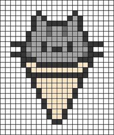 an image of a pixellated pattern with a hat on it's head and eyes