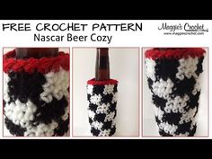 crochet pattern for a beer bottle cozyie