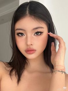 Eyebrow Aesthetic, Makeup Ala Korea, Makeup Asia, Makeup Ulzzang, Sultry Makeup, Korean Makeup Look, Soft Makeup Looks, Casual Makeup