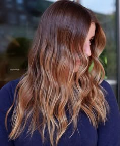 Butterscotch Ombré Caramel Balayage Bob, Melted Caramel, Southern Hair, How To Melt Caramel, Balayage Bob, Balayage Blond, Hair Color Caramel, Chocolate Brown Hair, Caramel Balayage