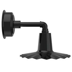 an image of a black lamp on a white background