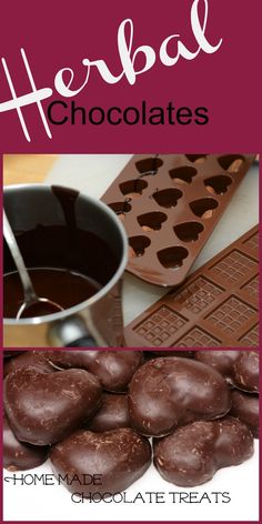 a chocolate molding pan and spoon on a table