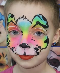 Face Painting Lion, Animal Face Paint, Cat Face Paint