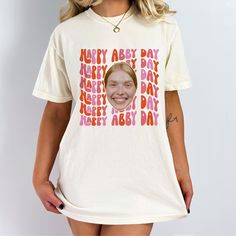 Celebrate in style with our custom birthday photo shirt, the perfect birthday gift for men and women alike! This personalized gift is a hilarious twist on the classic birthday shirt, featuring a funny face photo of the birthday star. Whether it's a 40th birthday party or any other milestone, our birthday matching shirts are a must-have addition to the festivities, making it a memorable and laughter-filled day. - 100% ring-spun cotton - Medium fabric (6.1 oz/yd² (206.8 g/m - Relaxed fit - Sewn-in twill label CARE INSTRUCTION: 1. Machine wash: cold (max 30C or 90F) 2. Do not bleach 3. Tumble dry: low heat  4. Iron, steam or dry: low heat 5. Do not dryclean. TAGS: Custom Birthday, Birthday Gift, Birthday Matching, Gift for birthday, Birthday Party Gift, Personalized Gift, Funny 40th Birthday, Birthday T Shirts Ideas For Women, Birthday Shirt, Birthday Shirt Ideas, Funny Matching Shirts, Matching Birthday Shirts, Funny Face Photo, 40th Birthday Funny, 40th Birthday Shirts, Custom Birthday Shirts