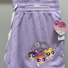 Powerpuff Girls Juniors Pull-On Graphic Shorts, Size Large. Brand New. 60% Cotton 40% Polyester. Cute Bottoms With Built-in Shorts For Playwear, Cute Playwear Bottoms With Built-in Shorts, Cute Cotton School Bottoms, Cute Cotton Bottoms For School, Playful Bottoms With Elastic Waistband For School, Cute Purple Cotton Bottoms, Cute Shorts With Elastic Waistband For Playwear, Fun Cotton Bottoms For School, Playful Short Bottoms For School