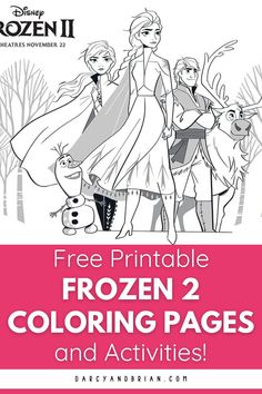 For all the Frozen fans out there, here's a collection of free printable coloring pages and activities inspired by the beloved Disney movie. Kids can let their creativity go and bring to life their favorite characters and scenes from the film. These printables offer endless hours of entertainment for kids while also promoting fine motor skills and problem-solving abilities. Perfect for a rainy day activity or long car ride! Frozen 2 Coloring Pages, Frozen Activities, Rainy Day Activity, Family Movie Night, Rainy Day Activities