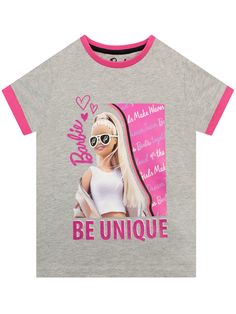 Barbie Merchandise, Barbie Merch, Barbie T Shirt, Fashionista Barbie, Barbie Shirt, Barbie Gifts, Barbie Top, Classic Barbie, Barbie Logo