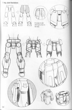 an image of some type of robot papercrafting instructions for the design and construction process