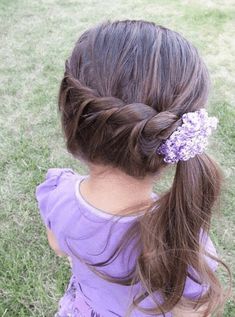 Easy Little Girl Hairstyles, Flower Girl Hairstyles, Toddler Hair, Hair Dos, Pretty Hairstyles, Kids Hairstyles, Baby Hairstyles