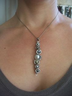 Independent Study, Science Jewelry, Junk Jewelry, Pearl Statement Necklace, Study Ideas, Jewelry Lookbook, Modern Necklaces