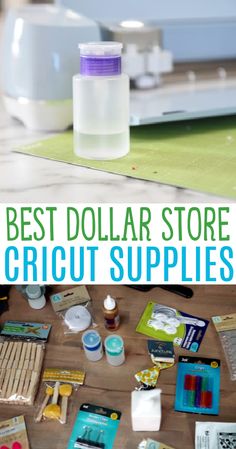 the best dollar store cricut supplies