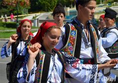 Romanian traditional costumes Part 1 Port national | Romania Dacia Carol Songs, Spanish Costume, Folklore Dress, Ritual Dance, Bulgarian Clothing, Sun Worship, Christian Traditions, Clothing Pieces