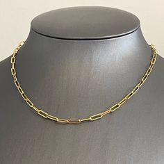 Impeccable And Finely Made 14kt Yellow Gold Paper Clip Necklace 14kt Real Gold. Not Plated. Not Filled. Length: 16 Inches Api310162 Comes With Gift Box *All Items Are Certified 100% Real Gold And Stamped In Accordance To Its Karat. You Can Have It Check With Your Local Pawnshop To Have It Tested. Gold Paper Clip Necklace, Gold Paperclip Necklace, Paper Clip Necklace, Paperclip Necklace, Gold Paper, 14kt Gold, Paper Clip, Real Gold, Womens Jewelry Necklace