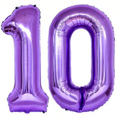 the letter o is made out of shiny purple foil and it looks like an inflatable balloon