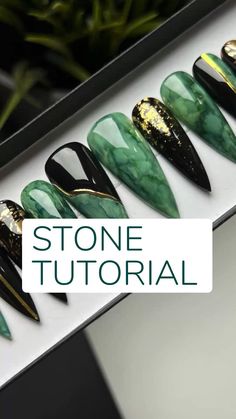 Marble Nail Tutorial, Marble Nail, Nail Art Techniques, Beauty Nails Design