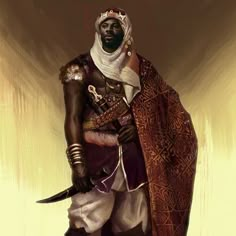 Arabian Character Design, African Fantasy Art, Songhai Empire, Change The Narrative, African Warrior, Black Is King, Black Mage, Black Illustration, Afrocentric Art